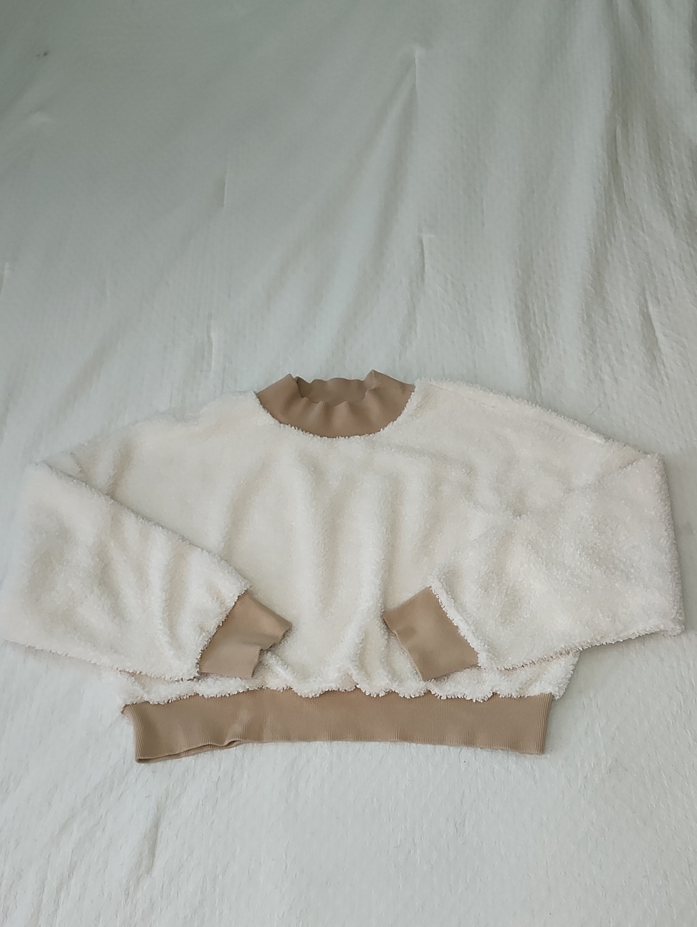 Fabletics Malia Polar Sherpa Fleece Pullover – Size L